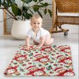 Christmas Teddy Pattern - Personalised Extra Soft Luxury Baby Blanket - 75cm x 75cm Cheap