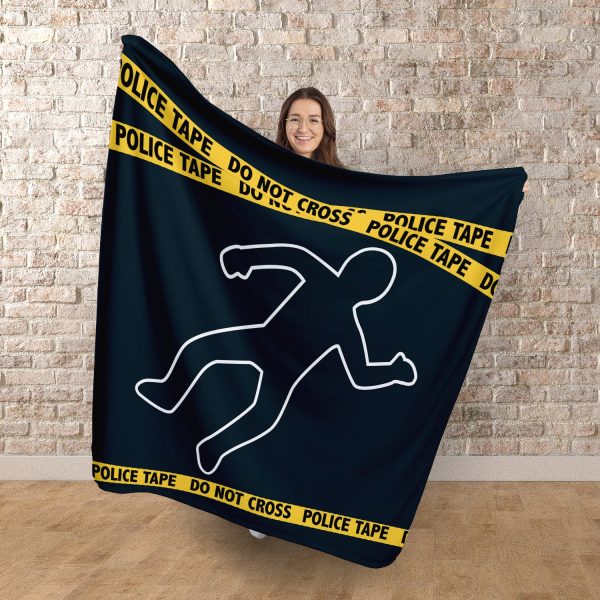 True Crime Fan - Fleece Blanket on Sale