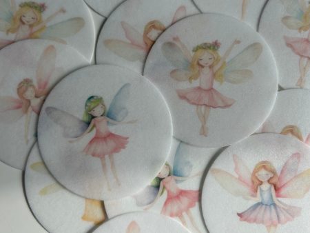 Watercolour Fairies - cupcake toppers For Discount