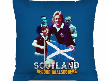 Scotland Goal scoring Legends Cushion - Two Sizes For Cheap