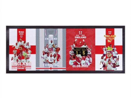 Football Art England Eras - Bar Runner on Sale