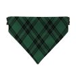 Green Tartan - Dog Bandana - 4 Sizes Online Hot Sale