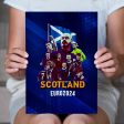 Scotland 2024 Euros - A4 Metal Sign Plaque - Frame Options Available Sale