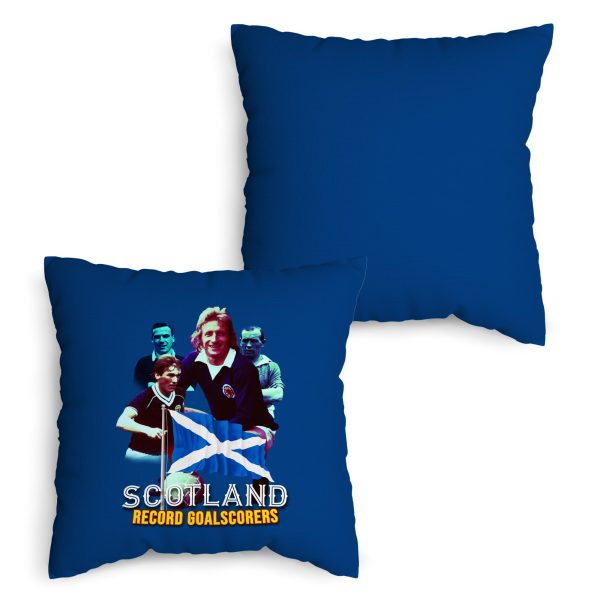 Scotland Goal scoring Legends Cushion - Two Sizes For Cheap