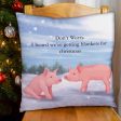 Xmas Pigs in Blankets - Cushion - Two Sizes on Sale