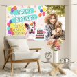 Dog Birthday Banner - Personalised 5ft x 3ft Fabric Banner Online