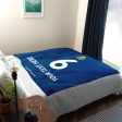 Leeds United FC - Name and Number Fleece Blanket - Officially Licenced Online now