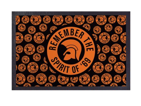 Remember The Spirit Of 69 - Orange - Door Mat - 60cm x 40cm For Discount