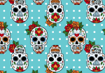 HALLOWEEN - DAY OF THE DEAD - Edible cake and cupcake toppers Online Sale