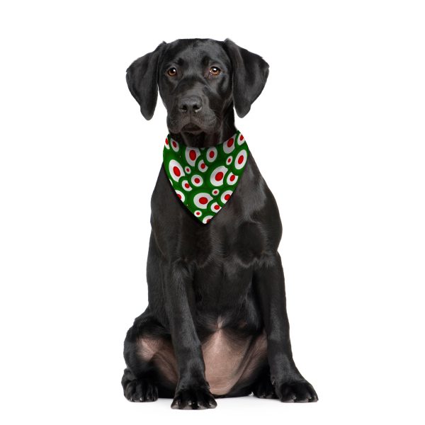 MOD - Green - Dog Bandana - 4 Sizes For Cheap