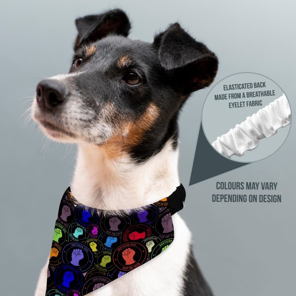 Northern Soul - Keep The Faith - Dog Bandana - 4 Sizes Fashion