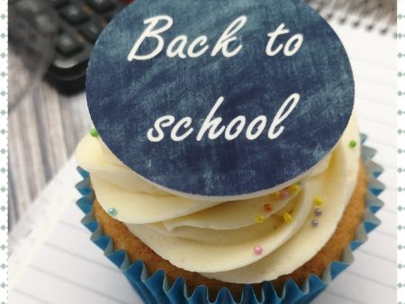 Back to school - design 7 - edible cake cupcake toppers For Discount