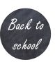 Back to school - design 7 - edible cake cupcake toppers For Discount