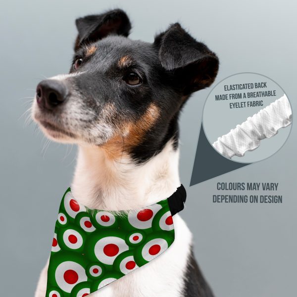 MOD - Green - Dog Bandana - 4 Sizes For Cheap