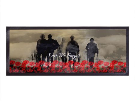 Bar Runner - Remembrance Day Poppy Field on Sale