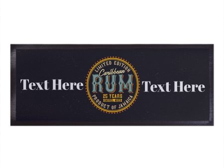 Personalised Bar Runner -  Limited Edition Rum on Sale