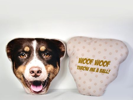 Mega Pet Face Cushion - Paw Prints Online Sale