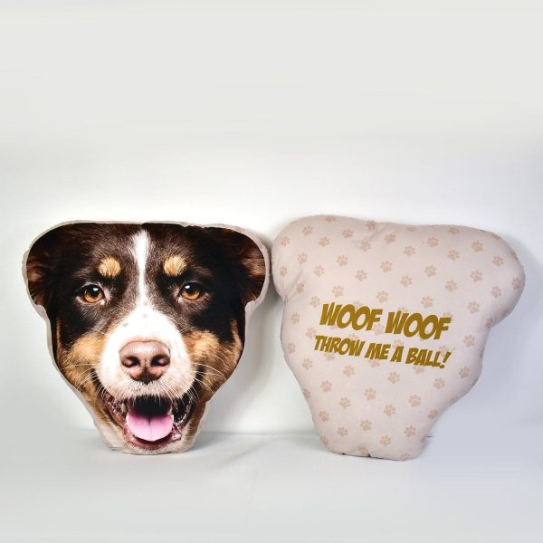 Mega Pet Face Cushion - Paw Prints Online Sale