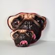 Mega Pet Face Cushion - Red Tartan Supply