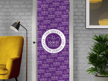 Purple Jubilee Pattern - Door Banner Cheap