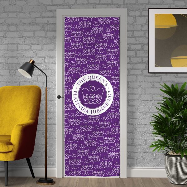 Purple Jubilee Pattern - Door Banner Cheap