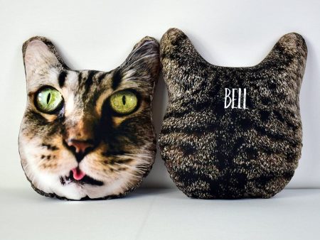 Mega Pet Face Cushion - Tabby Fur Hot on Sale