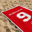 Arsenal FC Back of Shirt Beach Towel - 150cm x 75cm - Officially Licenced Fashion