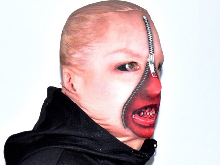 Bleeding Zip Mask Teeth - Faceskin Online Sale