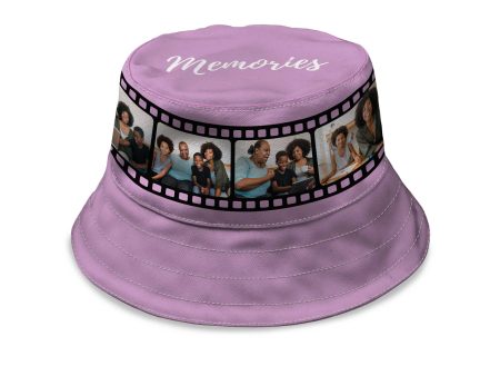 Personalised Photo Reel Bucket Hat For Discount