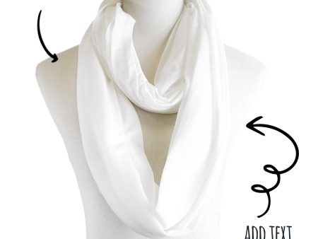 Create Your Own - Chiffon Infinity Scarf Hot on Sale