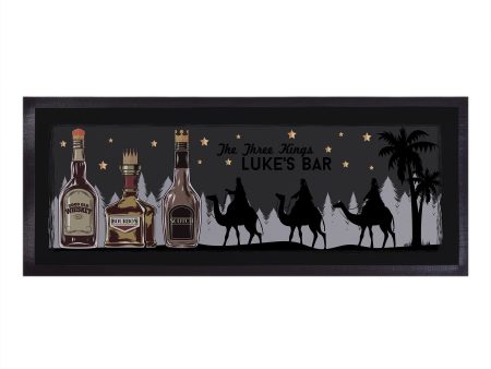 Personalised Bar Runner - Three Kings For Sale