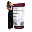 Burnley FC - Ticket Personalised Beach Towel - 150cm x 75cm - Officially Licenced Fashion