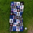 Bolton Wanderers FC - Chequered - Lightweight, Microfibre Golf Towel - Officially Licenced Fashion