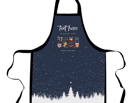 Cosy Christmas - Personalised  Adult Apron on Sale