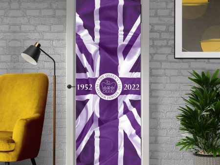 Purple Jubilee Flag - Door Banner Sale