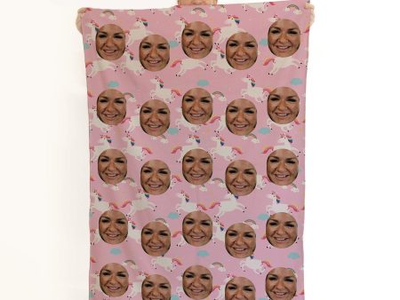 Unicorn - Face Scatter Large Lightweight, Microfibre Beach Towel For Sale