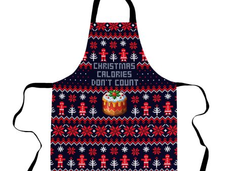 Christmas Calories -  Adult Apron For Sale