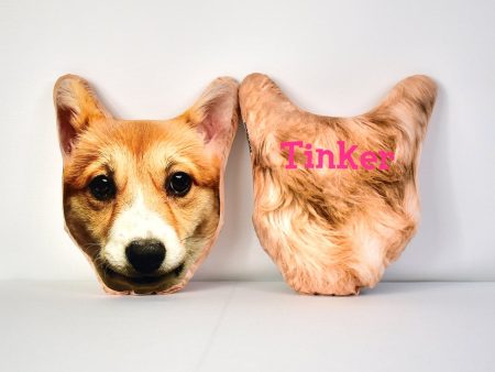 Mega Pet Face Cushion - Blonde Fur Online Hot Sale