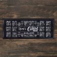 Personalised Bar Runner - Cocktail Menu For Cheap