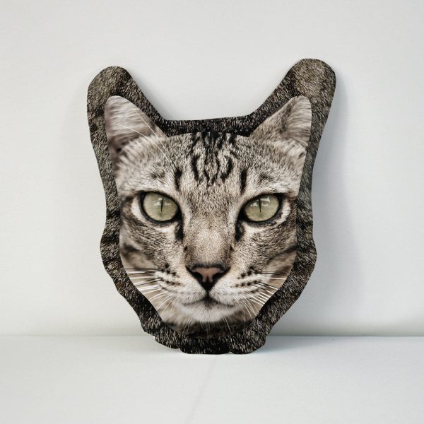 Mega Pet Face Cushion - Tabby Fur Hot on Sale