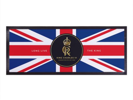 King Charles Coronation - Royal Monogram - Bar Runner For Cheap