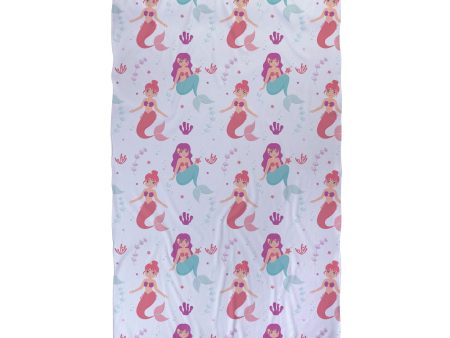 Mermaids - Personalised Large Lightweight, Microfibre Beach Towel on Sale