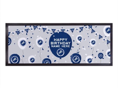 Millwall - Balloons Personalised Bar Runner - Officially Licenced For Sale