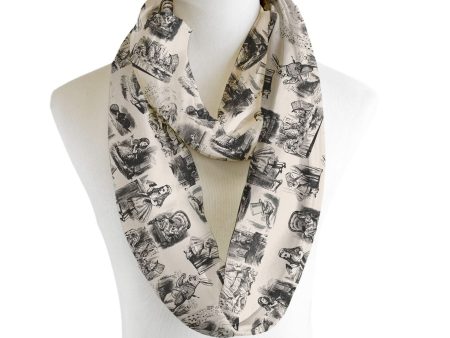 Alice In Wonderland - Scarf - Infinity  - Chiffon Online