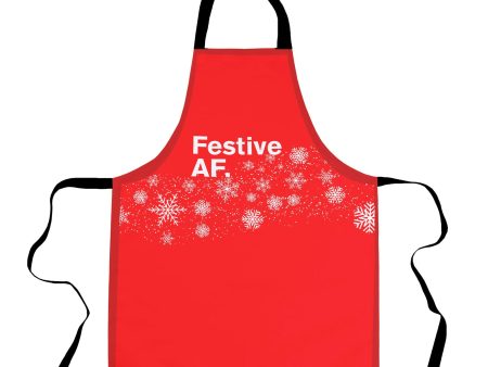 Festive AF -  Adult Apron For Cheap