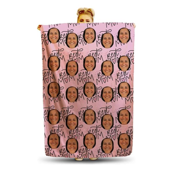 Best Mum - Face Scatter Large Lightweight, Microfibre Beach Towel Online now