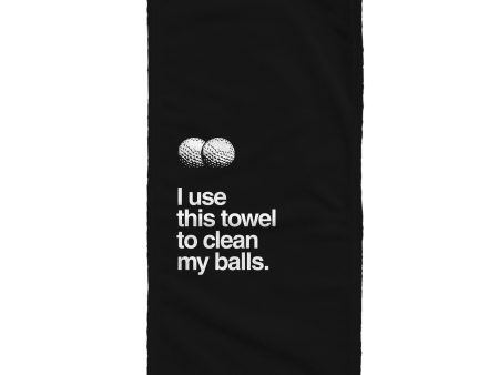 I Use This Towel To Clean My Balls - Funny Golf-Themed Golf Towel Cheap