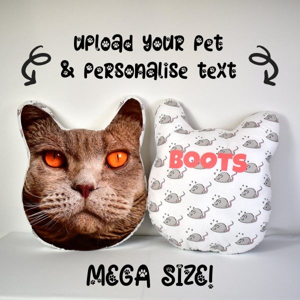 Mega Pet Face Cushion - Mouse Pattern Online Hot Sale