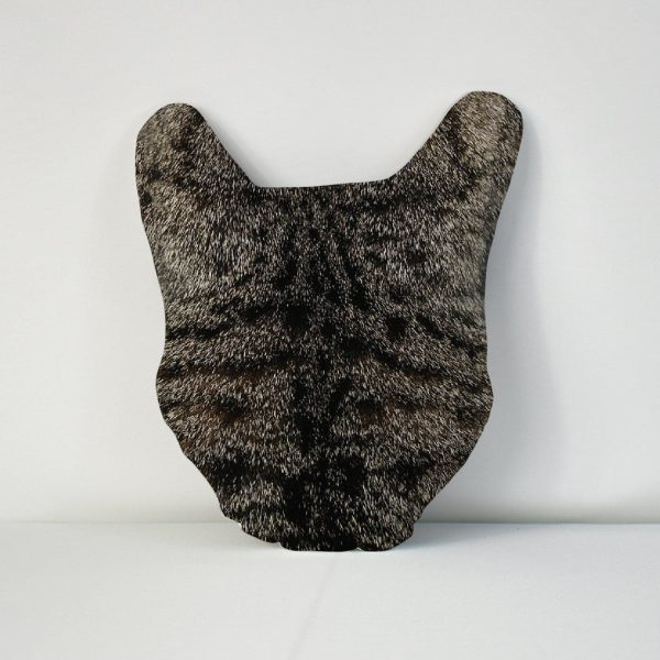 Mega Pet Face Cushion - Tabby Fur Hot on Sale