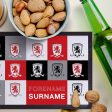 Middlesbrough FC - Chequered Personalised Bar Runner - Officially Licenced on Sale